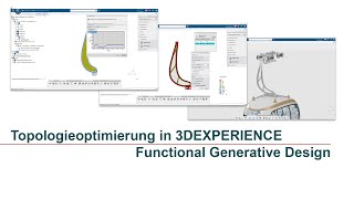 Topology Optimization in CATIA 3DEXPERIENCE - Functional Generative Design