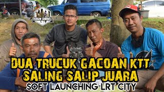 DUA TRUCUK GACOAN KTT SALING MENYALIP JUARA | SOFT LAUNCHING LRT CITY SENTUL screenshot 2
