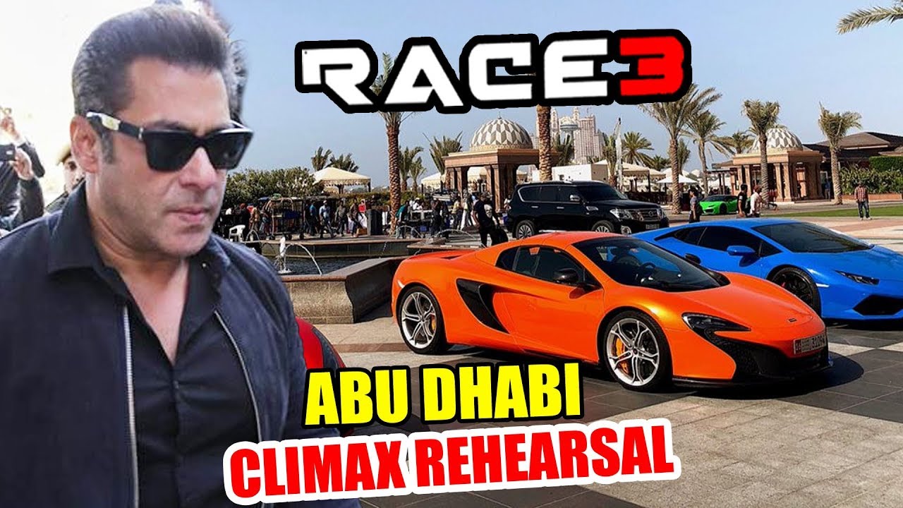 Video - Salman Khan's Race 3 Climax Shoot With Worlds Fastest Racing Car
