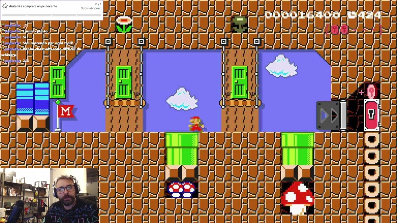 MARIO MAKER 2 mi TROLLA appena SVEGLIO
