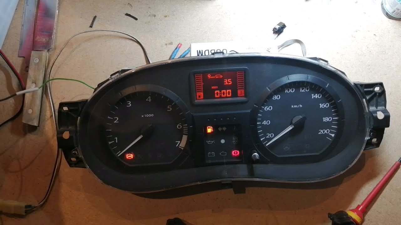 Лада ларгус, рено логан - прошивка комбинации приборов для реализации ...