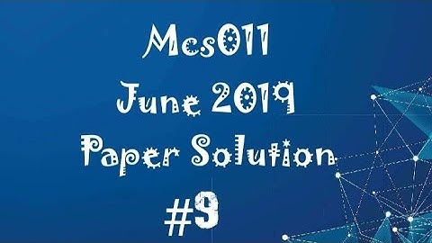 MCS 011 || Ignou Mca Mcs 011 June 2019 Paper Solution || MACRO || C Programming|| Part 9 ||