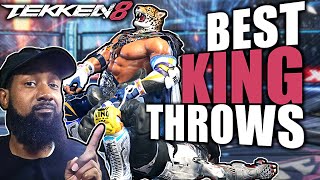 The BEST THROWS to Use with KING in Tekken 8!