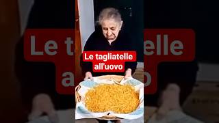 Le tagliatelle all’uovo di una volta #tagliatelle #uova #pastafresca