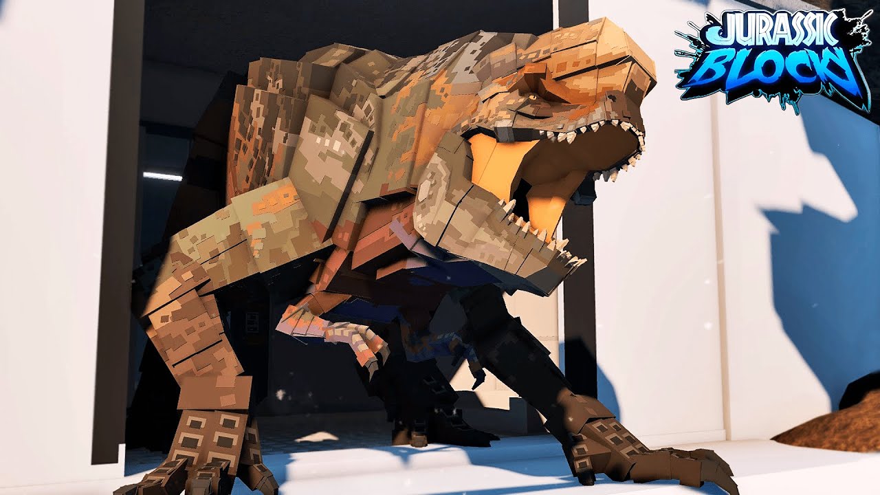 CONSEGUI O NOVO D-REX! ATUALIZAÇÃO REBIRTH!! | ROBLOX Jurassic Blocky