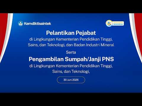 Pelantikan Pimpinan Perguruan Tinggi Negeri dan Pejabat di Lingkungan Kemdiktisaintek, dan BIM