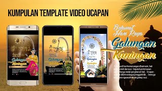 FREE VIDEO UCAPAN HARI RAYA GALUNGAN DAN KUNINGAN 2021 STORIES WA,FB,IG TERBARU.