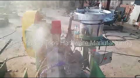 Thread rolling machine -for drywall screw