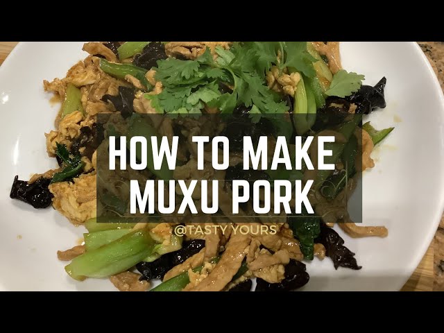 How to cook Muxu Pork (Sautéed Sliced Pork, Eggs and Black Fungus) class=