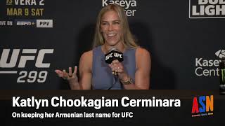 Katlyn Chookagian Cerminara On Why She Kept Armenian Last Name For UFC