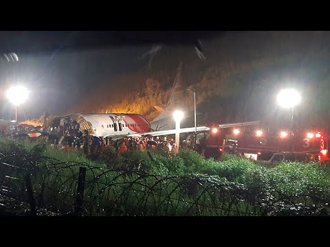 Air India plane crashes in Calicut after skidding off runway, over a hundred injured