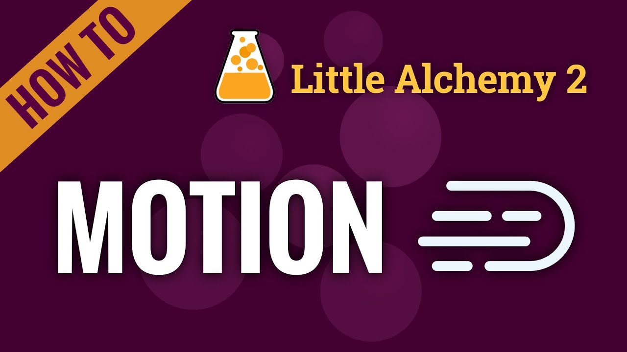 How to make Motion in Little Alchemy 2 - YouTube