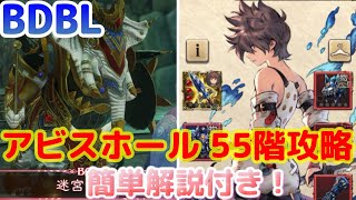 【BDBL】アビスホール55階 攻略動画  【ブレイブリーデフォルト ブリリアントライツ】
