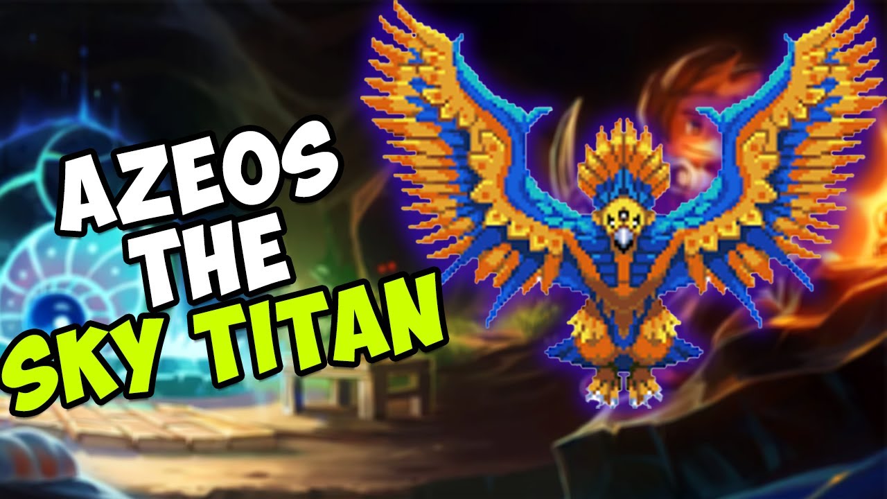 Core Keeper Azeos The Sky Titan Boss Fight - YouTube