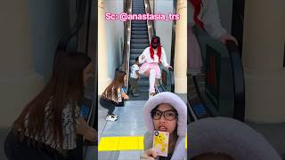Invisible string, who can make it through? #funny #trendingshorts anastasia_trs