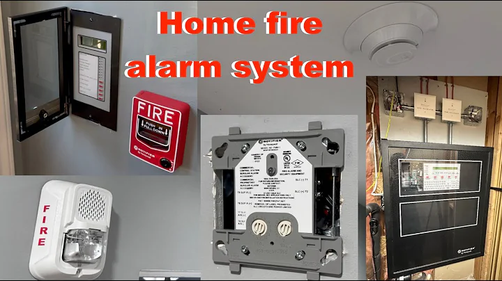 Home fire alarm system install. Notifier NFS-320, Detectors, L-series, and annunciator (Part 5)