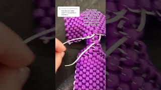Part 2 of the Kandi Tie tut!! #kandi #kandibeads #beads #fypシ゚ #tutorial