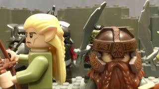 Side By Side With A Friend With Lego Lego Lord Of The Rings Stop Motion