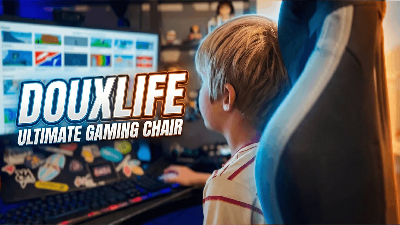 Мой сын наконец-то получил свое первое игровое кресло, и оно ему очень нравится!