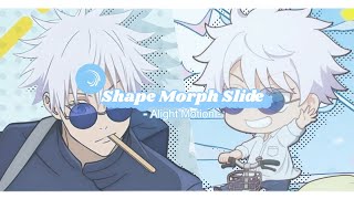 Celebrity Shape Morph Slide | Alight Motion Profile