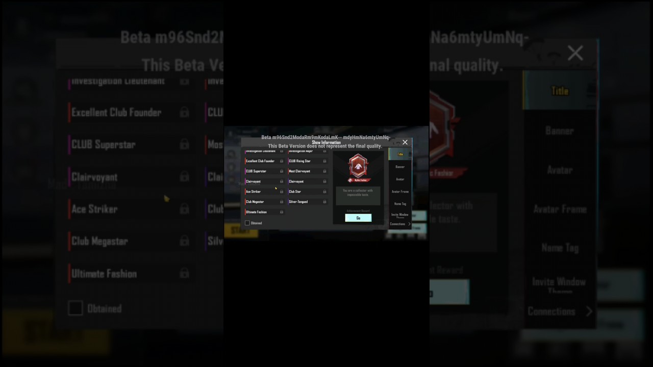 Ultimate fashion title is coming in 2.7 update 😯😮😦😧😱🔥🔥❤️