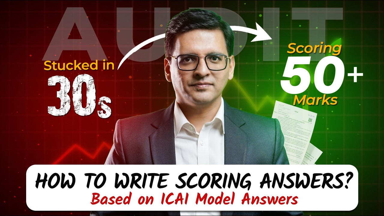 CA Final Audit | Model Answer Based Writing | Know What to Write and What Not