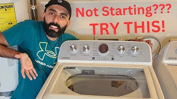 Fixing A Newer Style Maytag Washer That Is Not Starting/ Stuck In Sensing Mode!