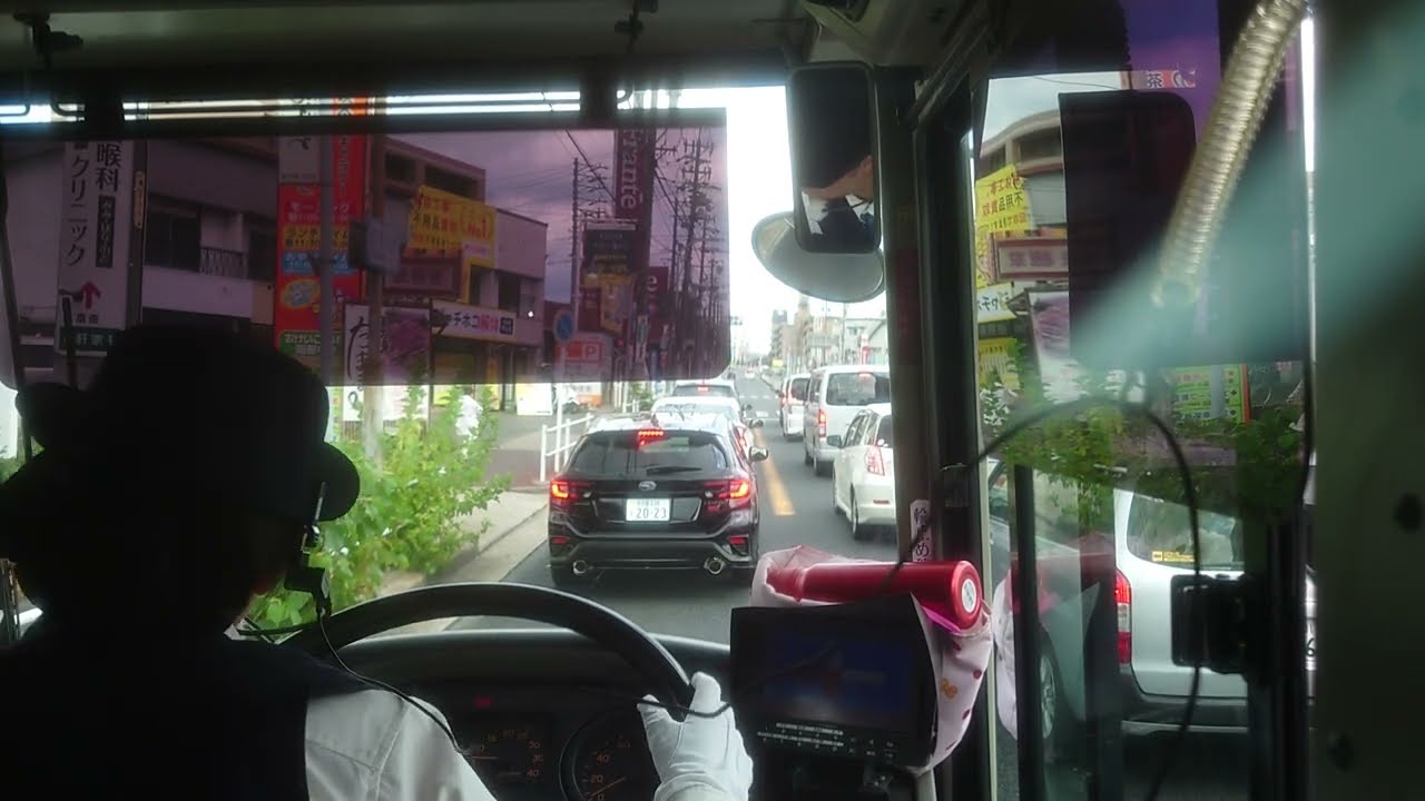 女性運転士さんが運転!【前面展望】名古屋市交通局バス🚌 基幹2系統バス 四軒家行 引山バス停（愛知県名古屋市名東区）→終点（四軒家バス停）（同県尾張旭市）