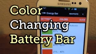 Color Code Your Battery Percentage with Energy Bar on Your Samsung Galaxy S3 [How-To] screenshot 3