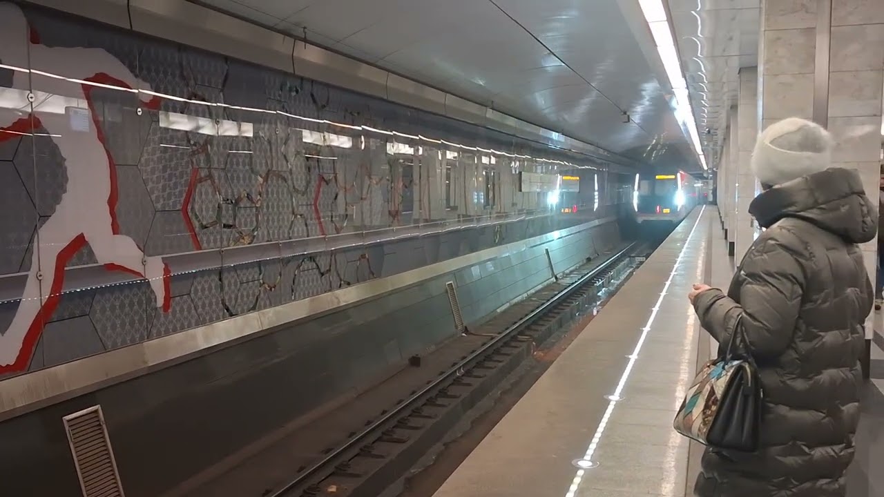 Движение поездов на станции Спартак