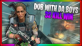 FLAWLESS 32 KILL ALCATRAZ WIN! | CoD Blackout