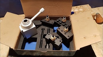 QUICK CHANGE TOOL POST, MINI LATHE 7X14 UNBOXING