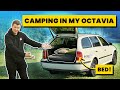 I Spent a Night In My £175 Car Camper Conversion!