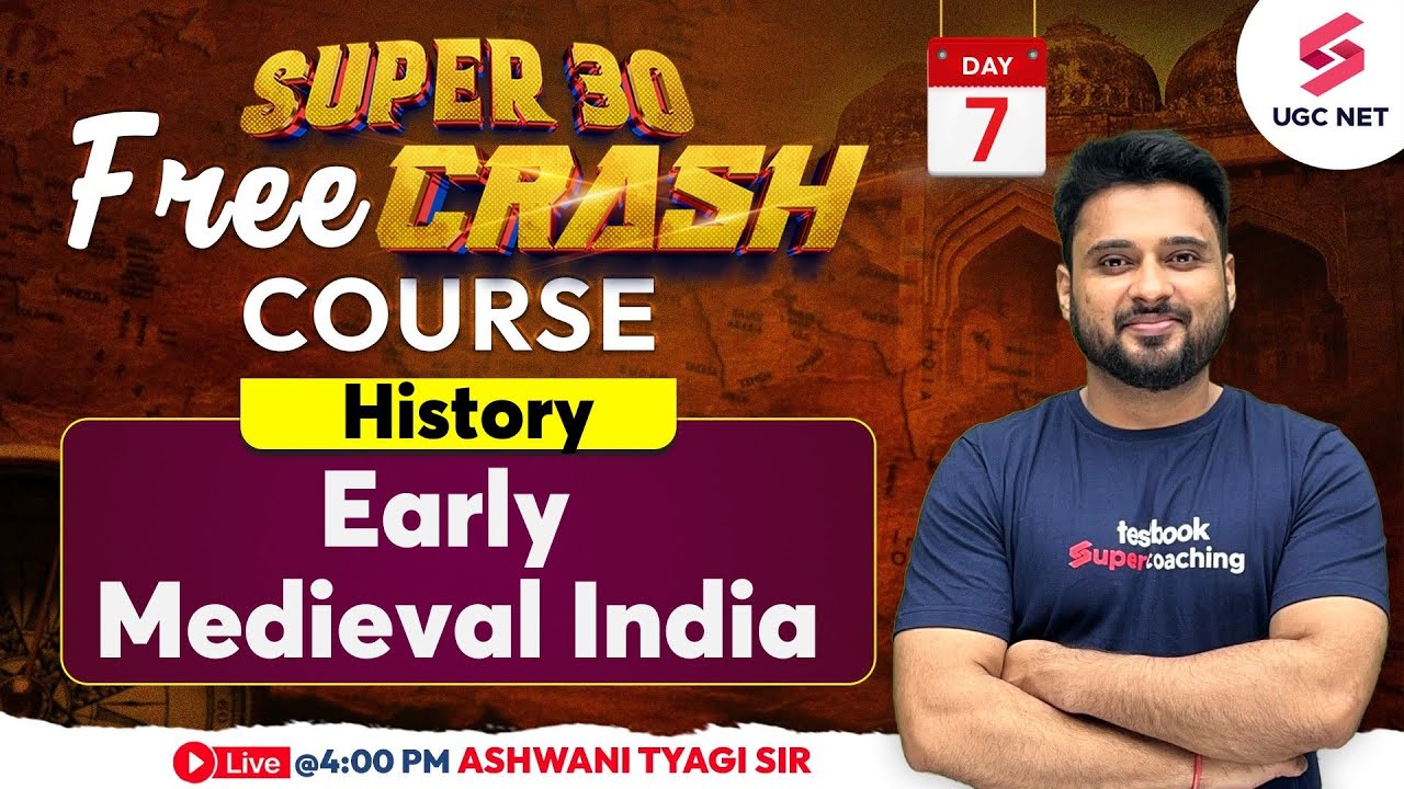 UGC NET Dec 2023 History | Early Medieval India Revision | JRF History MCQs | Ashwani Sir