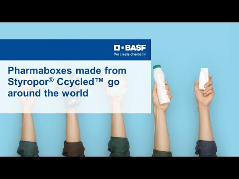 Pharmaboxes made from Styropor® CcycledTM go around the world