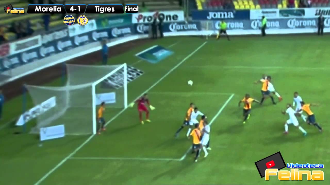 Morelia vs Tigres 41 Ida Super Copa Mx 2014 Resumen Goles YouTube