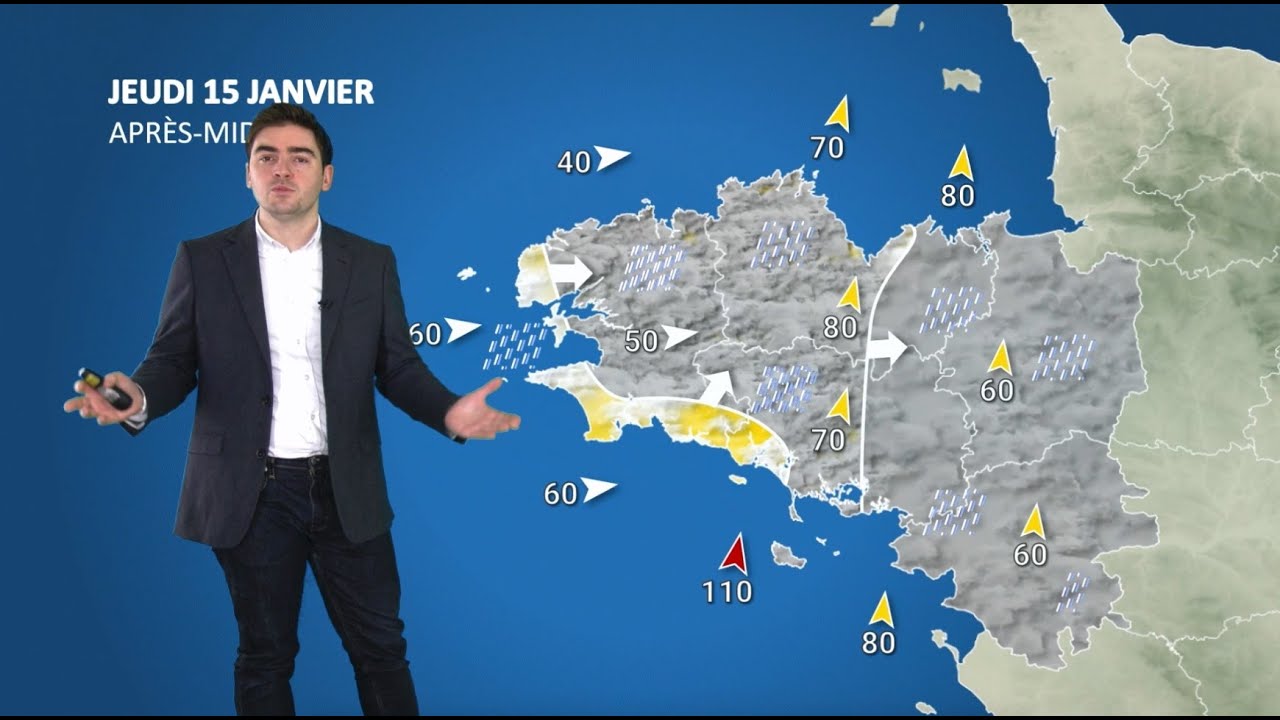 Bulletin météo pour le jeudi 15 janvier 2026