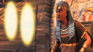 لحظة استنجاد فرعون بسيدنا موسي بأن يدعوه ربه ان يرفع عنهم بلاء الجراد الذي حل بهم..!