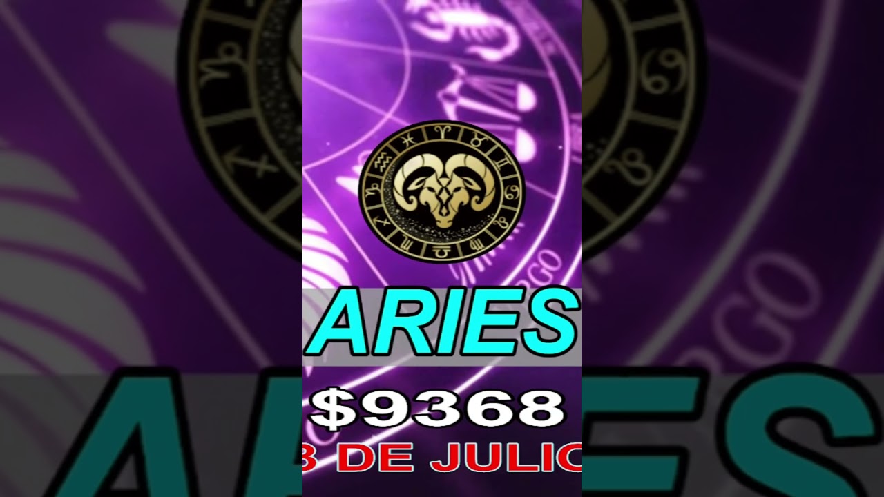 Horóscopo de Hoy Aries - 13 - de Julio de 2026. #amor #dinero #horoscopo #orodiario #shorts
