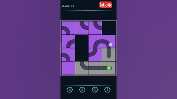 BRAIN TRAINING -LOGIC PUZZLES || ROLL BALL || LEVEL 16||BLUE GAMER 💙