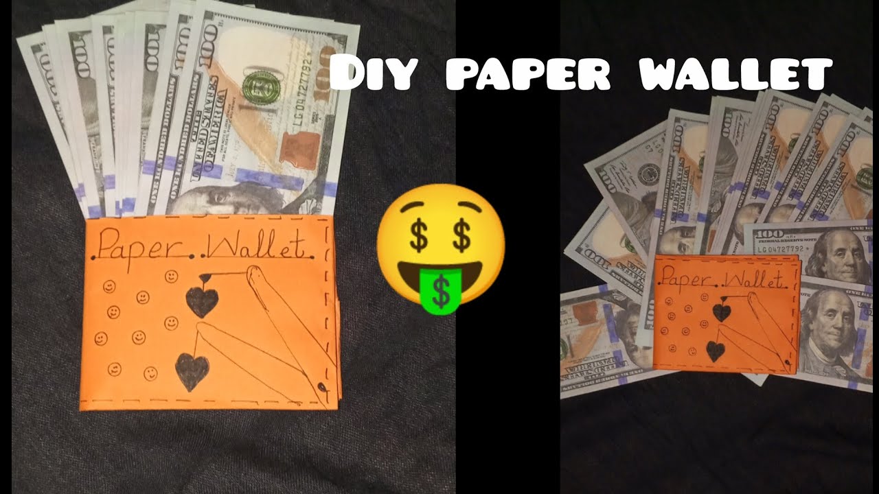 Diy paper wallet plz like ❤️ subscribe and share 
