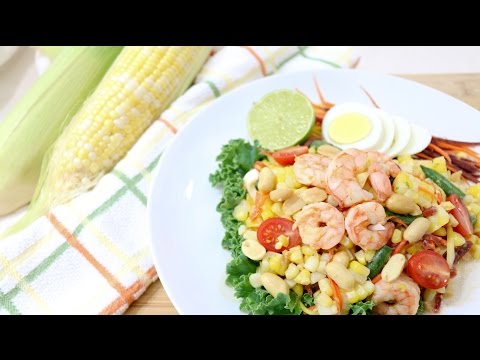 Corn Salad ตำข้าวโพดกุ้งสด - Episode 117