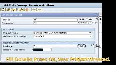 Step by Step OData Service Creation in SAP Using SEGW tcode- Method 1 importing ddic structure