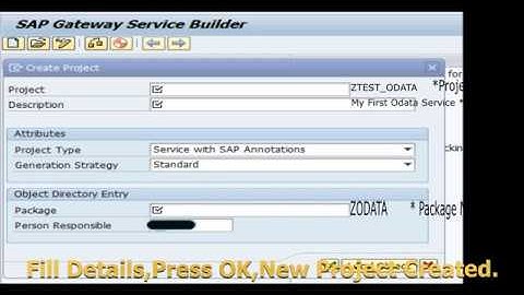 Step by Step OData Service Creation in SAP Using SEGW tcode- Method 1 importing ddic structure
