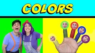 Colors Finger Family Song - Learning Colors With Finger Family - Bella &amp; Beans TV