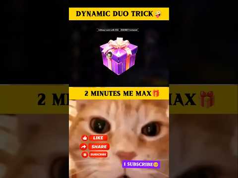 Only 2 Minutes Me Dynamic Duo Max Karne Ka Trick 🤪 funny meme 😅 video #shorts #freefire
