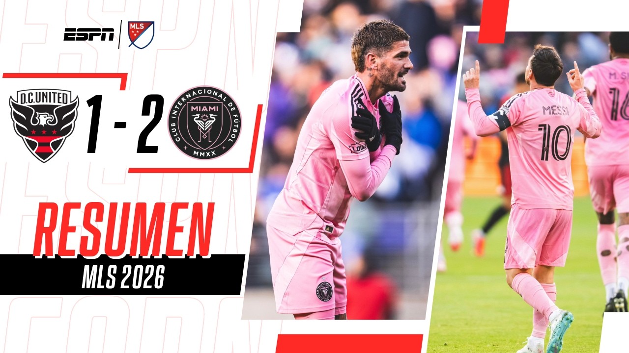 GOLAZOS DE MESSI Y DE PAUL PARA LA VICTORIA DEL INTER MIAMI | DC United ...