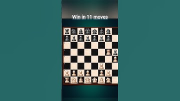Checkmate in 11 moves 👑#chess #chessgame #brilliant