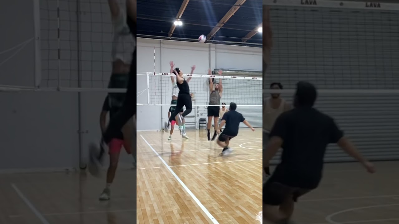 How did he get through the block?