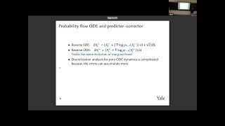 Sinho Chewi | Discretization and distribution learning in diffusion models